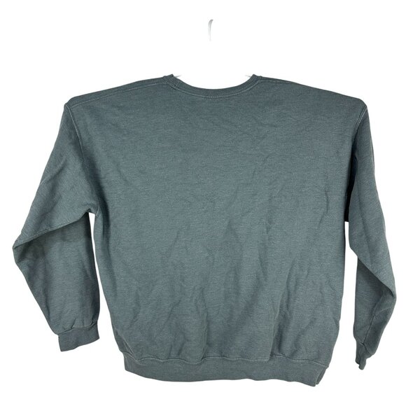 Fruit Of The Loom 2XL Mens Green Crewneck Sweatshirt Long Sleeve - Picture 2 of 5